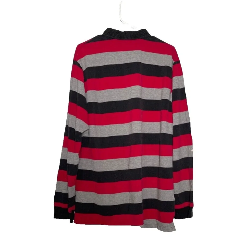 Ralph Lauren‎ Polo Sport Rugby Shirt Men's XL Striped Long Sleeve *Read Vintage